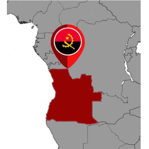 Angolan Map Logo